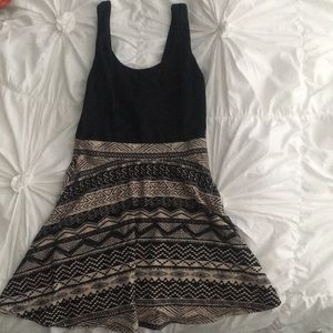 BLACK\TRIBAL PRINT COTTON DRESS.. Never Worn